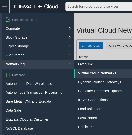 Monitoring Module: First steps in Oracle Cloud Infrastructure